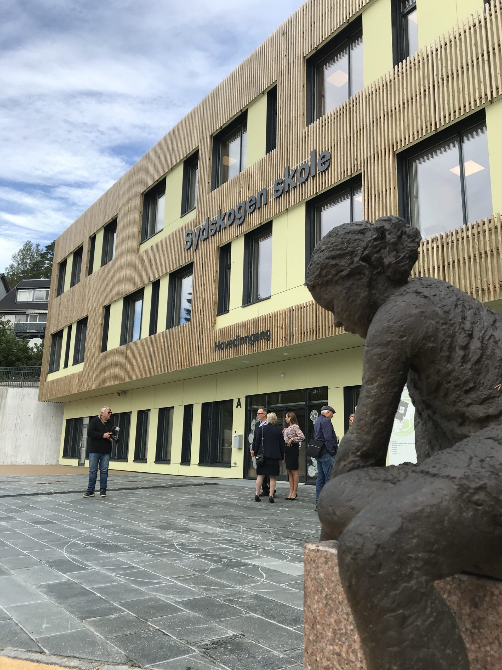 Sydskogen skole i Asker, Norges første svanemerkede skole.