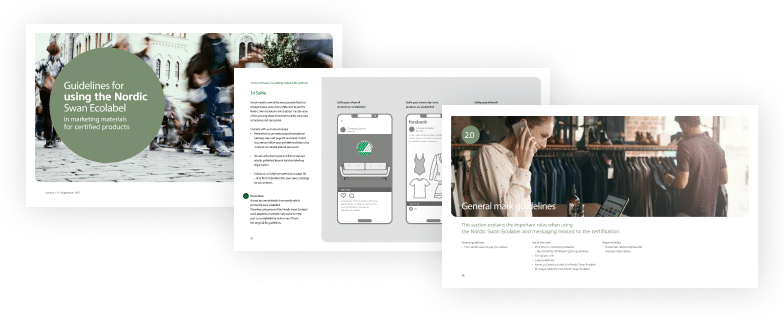 Bilde av guide for markedsføring med Svanemerket